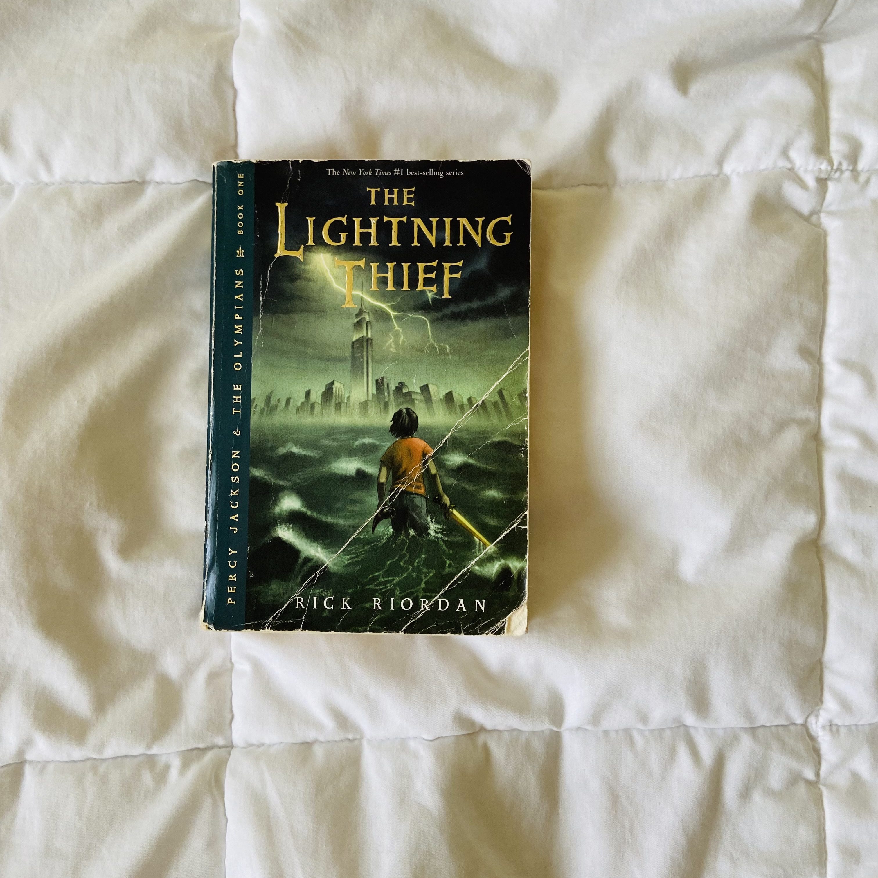 Book Cover of The Lightning Thief by Rick Riordan